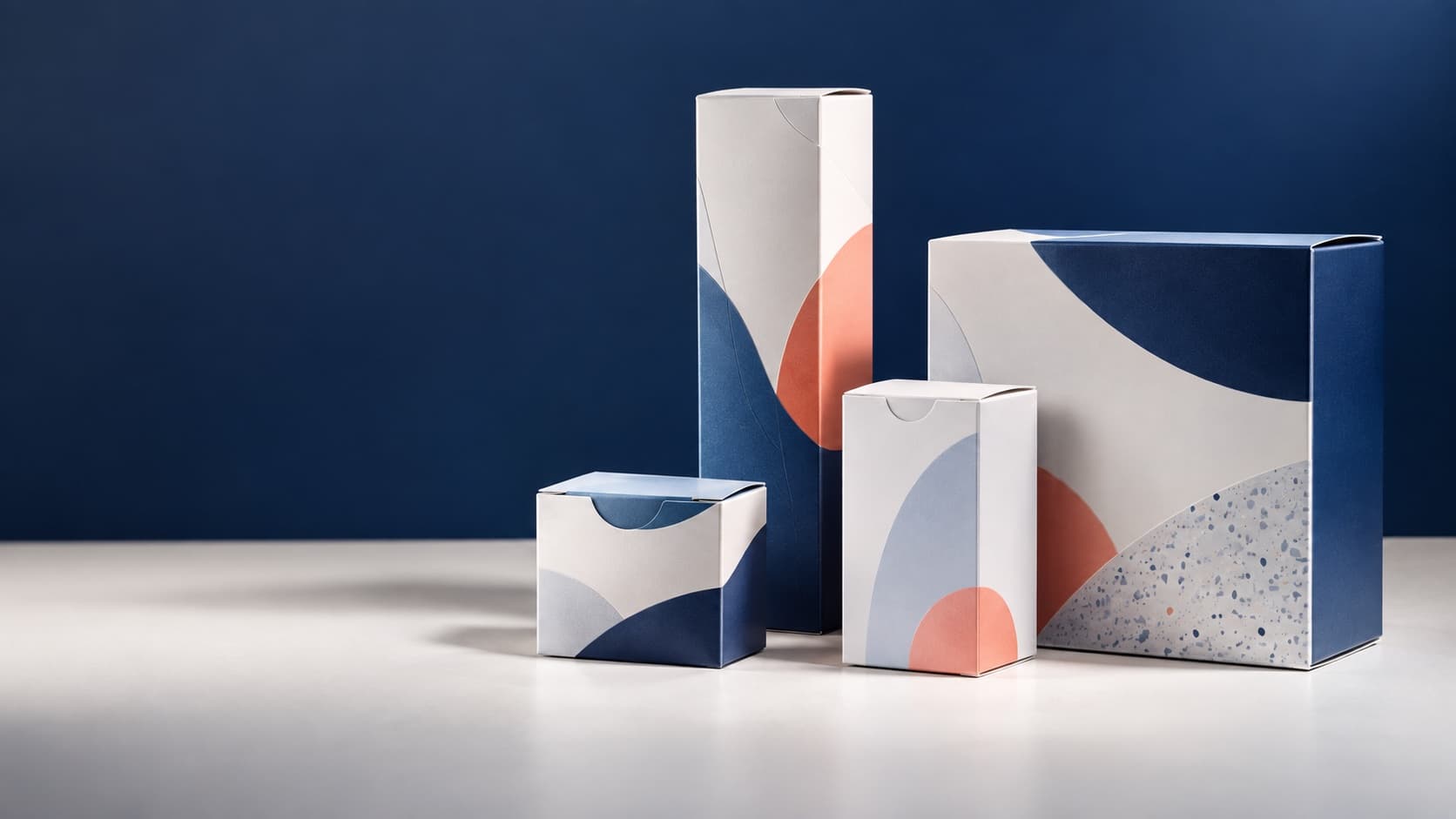 Illustrative printed folding cartons