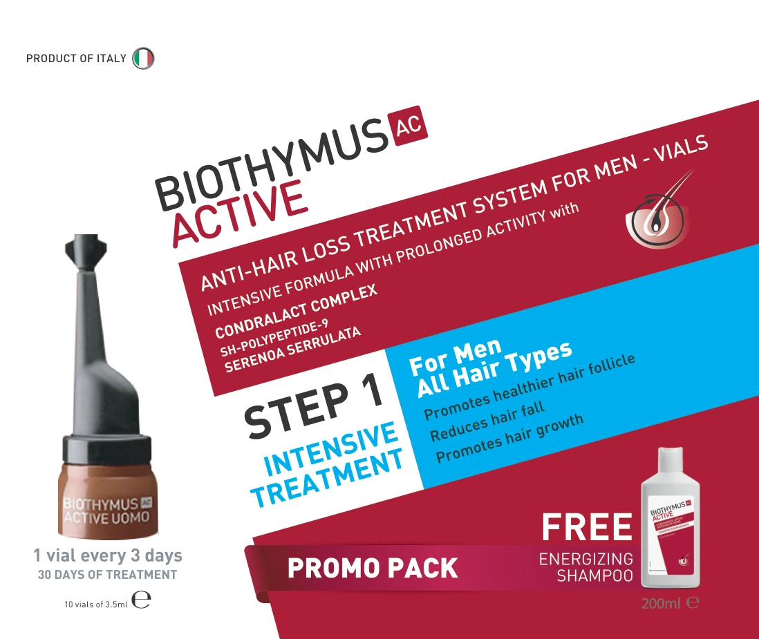 Active Treatment Promo Pack · Men