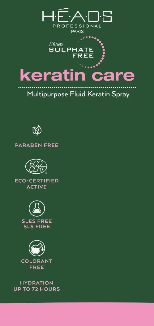 Keratin Care · Multipurpose Fluid Spray